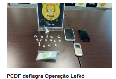 Exemplo de imagem do site da PCDF