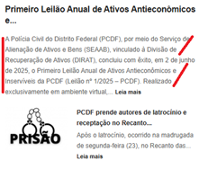 Exemplo de alinhamento à esquerda