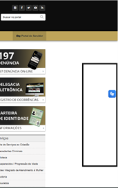 Ausência de opções de alto contraste